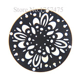 22mm Big Flower Steel Locket Plates for 30mm Memory Locket 20pcs