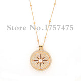 Coin Deluxe 33mm Disc with Crystals for 35mm Pendant 6pcs/lot