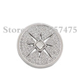 Coin Deluxe 33mm Disc with Crystals for 35mm Pendant 6pcs/lot