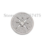 Coin Deluxe 33mm Disc with Crystals for 35mm Pendant 6pcs/lot