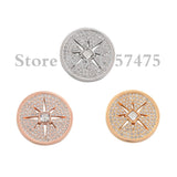 Coin Deluxe 33mm Disc with Crystals for 35mm Pendant 6pcs/lot