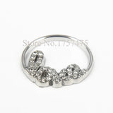 22mm Rhinestone Love Plate for 30mm Memory Locket - 10pcs/lot