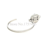 Stainless Steel Arrow Aromatherapy Oil Diffuser Bangle Bracelet