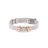 8mm Crystal Slide Charms for Bracelet Keeper Women Jewelry 6pcs/lot