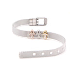 8mm Crystal Slide Charms for Bracelet Keeper Women Jewelry 6pcs/lot