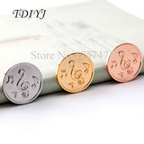 10pcs 33mm Mixed Music Note My Coin Disc for Stainless Steel Coin Holder