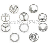 Arrival 22mm Floating Locket Window Plates Heart Floating Charms
