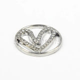 Arrival 22mm Floating Locket Window Plates Heart Floating Charms