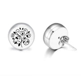 TE1 Silver Zirconia Drop Earrings for Women Clear CZ