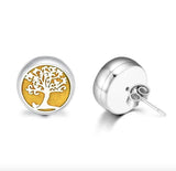 TE1 Silver Zirconia Drop Earrings Clear CZ