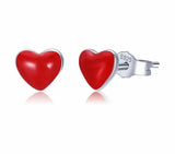 TE4 Kids Girls Rainbow Horse Heart Cat Butterfly Stud Earrings