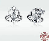 TE4 Kids Girls Rainbow Horse Heart Cat Butterfly Stud Earrings
