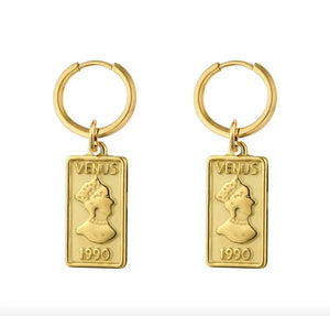 TE5 Stainless Steel Earrings for Women Animal Clover Flower Cat Bird