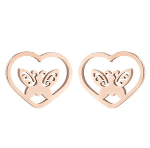 Premium Zircon Butterfly Earrings Women