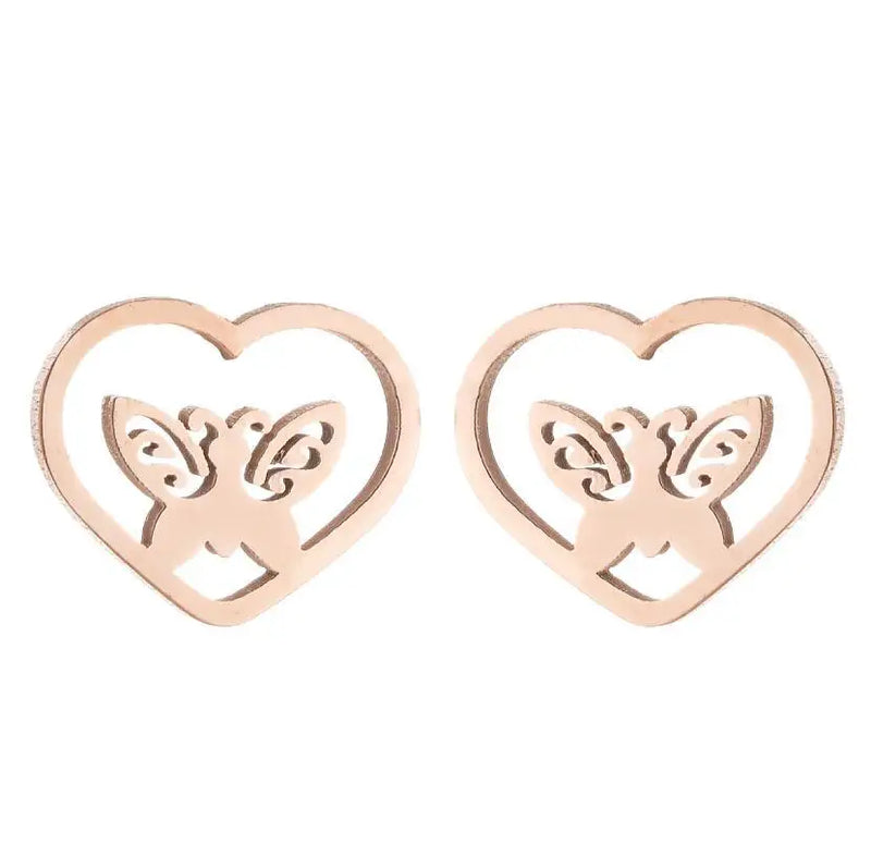 Premium Zircon Butterfly Earrings Women