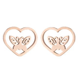 Premium Zircon Butterfly Earrings Women