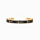 Team Jesus Cross Bangle Enamel Bracelet Stainless Steel
