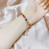 Adjustable Rainbow Tennis Bracelet Zircon Gift Jewelry