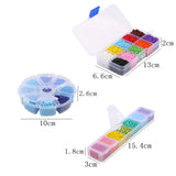 3mm Glass Seed Beads Box Set Charms Crystal Spacer Beads Jewelry Making