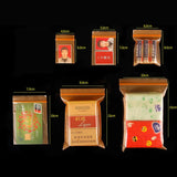 100Pcs Multicolor Ziplock Bags Jewelry Display Storage Mini Plastic Bag