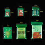 100Pcs Multicolor Ziplock Bags Jewelry Display Storage Mini Plastic Bag