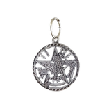 Tetragramaton Pendant 1.8cm Sterling Silver 925