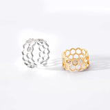 925 Silver Classic Stone Ring Woman Jewelry Gift
