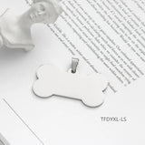 TFDYXL Silver Bone Necklace Pendant Jewelry Set for Women