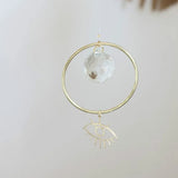 Brass Third Eye Suncatcher with Crystal