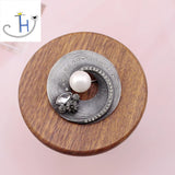 Vintage Pearl Rhinestone Brooch Wedding Party Jewelry