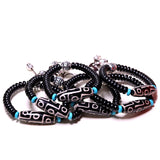 THREE COBBLER Coconut Shell Beads Men's Bracelet