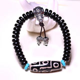 THREE COBBLER Coconut Shell Beads Men's Bracelet