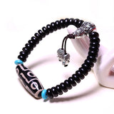 THREE COBBLER Coconut Shell Beads Men's Bracelet