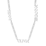 Custom Name Necklace Cuban Link Chain Choker Stainless Steel 4mm-6mm