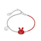 Lovely Rabbit Bracelet For Women Girl High Value Gift Tiger Stone Link Chain