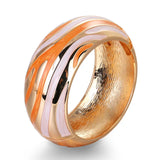 Silicone Charm Temple Bangle Bracelet for Women Girls Lightweight
