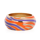 Enamel Statement Bangle Cuff Bracelet for Party Wedding