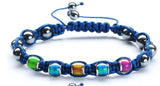 Colorful Beaded Elastic Wristband for Women