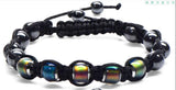 Colorful Beaded Elastic Wristband for Women