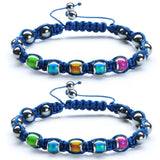 Colorful Beaded Elastic Wristband for Women