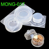 TIAN-K Epoxy Resin Jewelry Tools Storage Box With Lid Mold