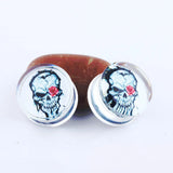 2pcs Acrylic Ear Plugs Tunnels Gauges Saddle Stretcher Piercing Kit