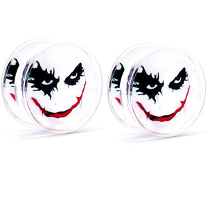2pcs Acrylic Ear Plugs Tunnels Gauges Saddle Stretcher Piercing Kit