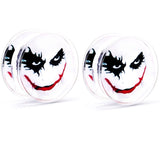 2pcs Acrylic Ear Plugs Tunnels Gauges Saddle Stretcher Piercing Kit