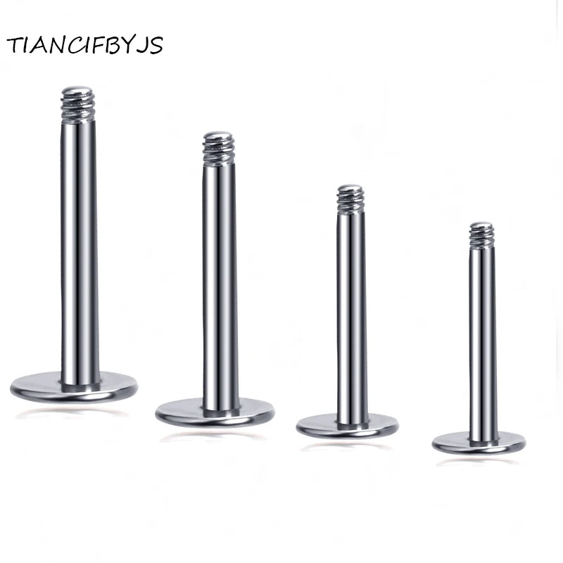 50pcs/lot Steel Labret Piercing Lip Ring Body Jewelry Piercing Accessory