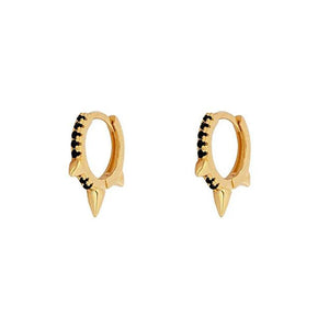 Zircon Hoop Drop Earrings for Women Plated Piercing Dangle Earrings Set