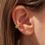 Zircon Drop Hoop Earrings Set for Women