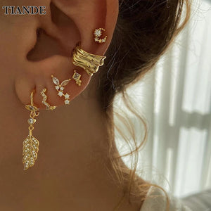 Boho Zircon Dangle Earrings for Women