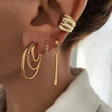 Boho Zircon Dangle Earrings for Women