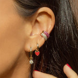 Colourful Zircon Stud Earrings Jewelry for Women